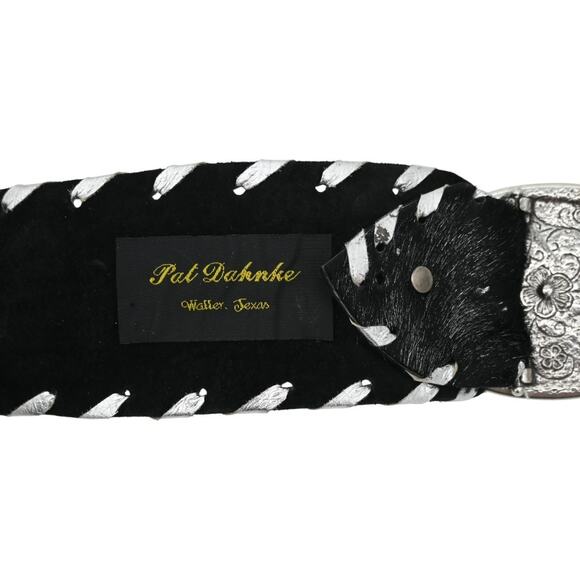 Pat Dahnke Crystal Buckle Ponyhair Belt Size Estimated Small / Medium main image 7